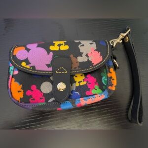 Dooney & Bourke Multicolor Mickey Mouse Wristlet Bag